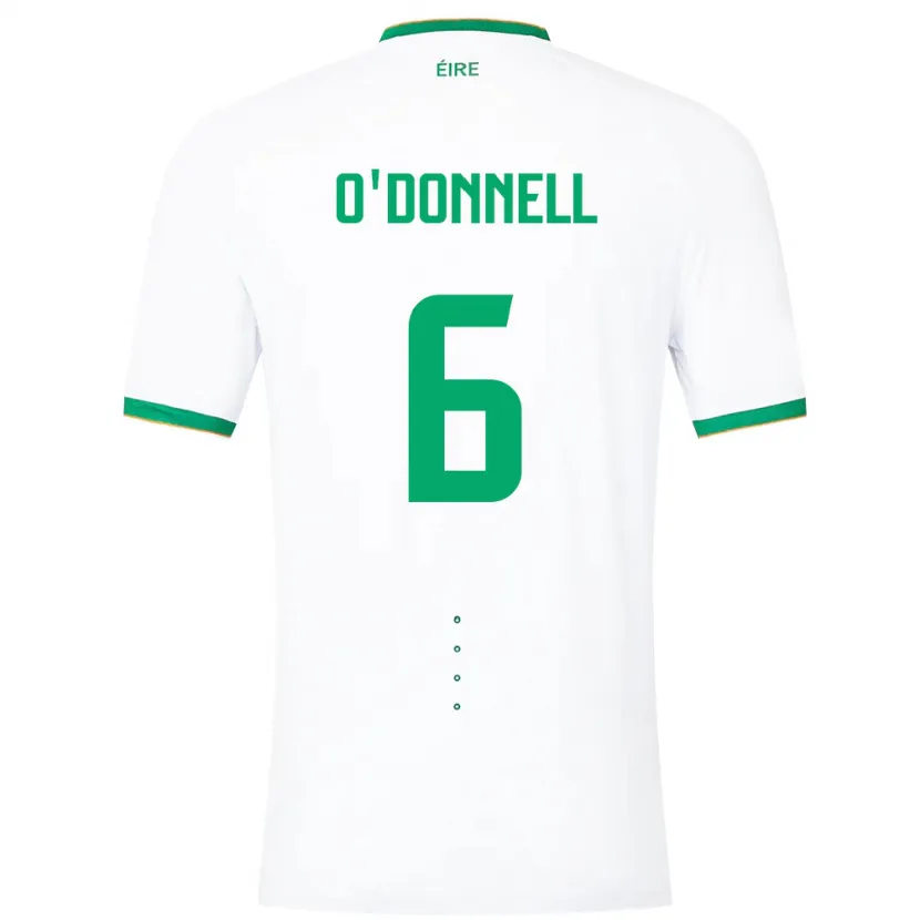 Danxen Damen Irische Luke O'donnell #6 Weiß Auswärtstrikot Trikot 24-26 T-Shirt