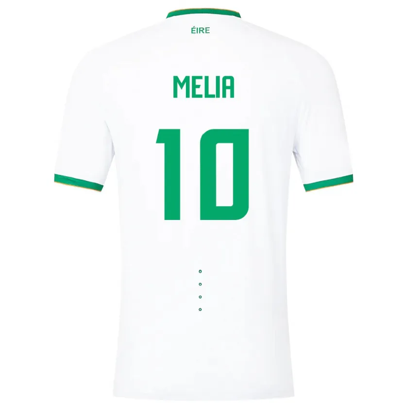 Danxen Damen Irische Mason Melia #10 Weiß Auswärtstrikot Trikot 24-26 T-Shirt