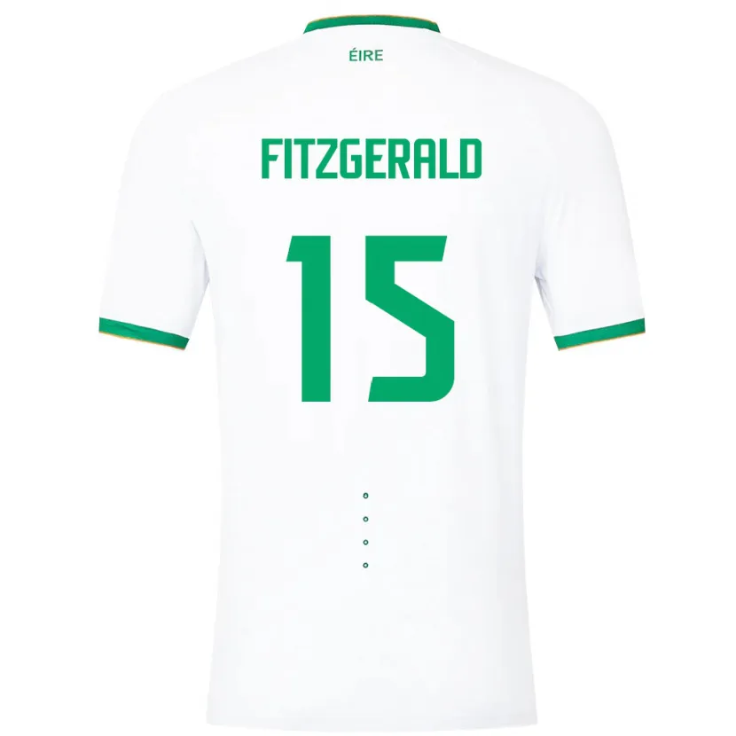 Danxen Damen Irische Kyle Fitzgerald #15 Weiß Auswärtstrikot Trikot 24-26 T-Shirt