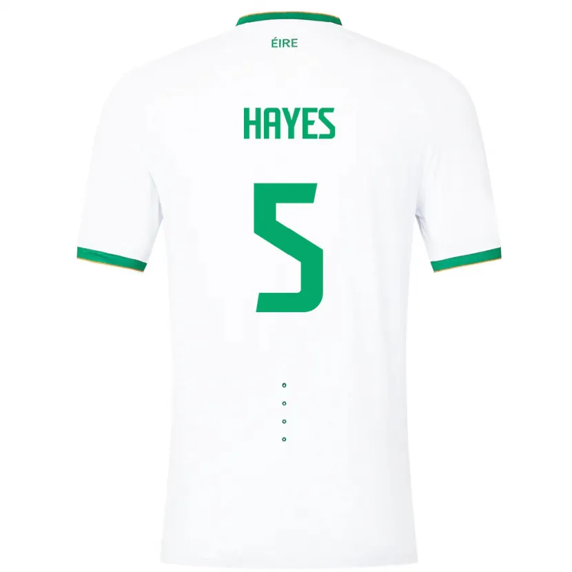 Danxen Damen Irische Caitlin Hayes #5 Weiß Auswärtstrikot Trikot 24-26 T-Shirt