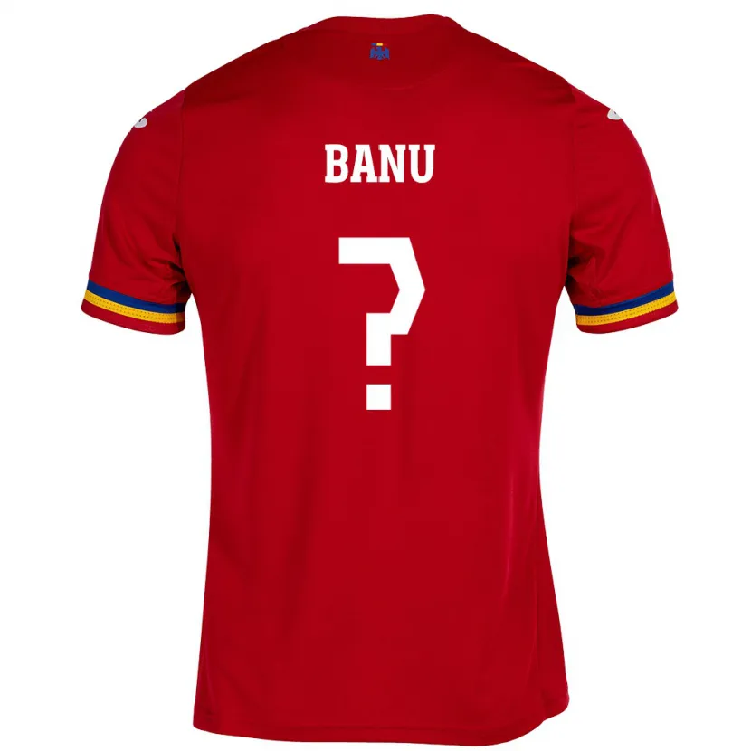 Danxen Damen Rumänische Luca Banu #0 Rot Auswärtstrikot Trikot 24-26 T-Shirt