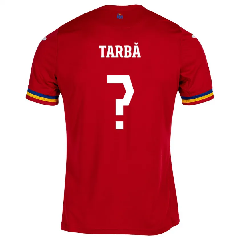Danxen Damen Rumänische Ianis Târbă #0 Rot Auswärtstrikot Trikot 24-26 T-Shirt
