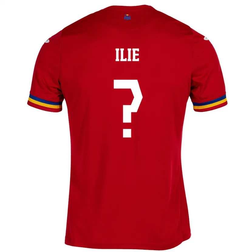 Danxen Damen Rumänische Mario Ilie #0 Rot Auswärtstrikot Trikot 24-26 T-Shirt