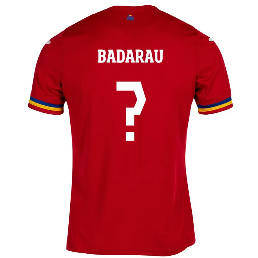 Danxen Damen Rumänische Fabio Badarau #0 Rot Auswärtstrikot Trikot 24-26 T-Shirt