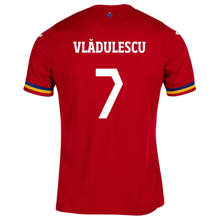 Danxen Damen Rumänische Ana Maria Vlădulescu #7 Rot Auswärtstrikot Trikot 24-26 T-Shirt