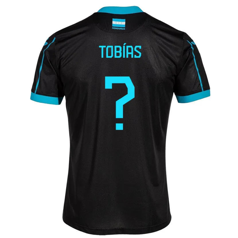 Danxen Damen Honduras Débora Tobías #0 Schwarz Auswärtstrikot Trikot 24-26 T-Shirt