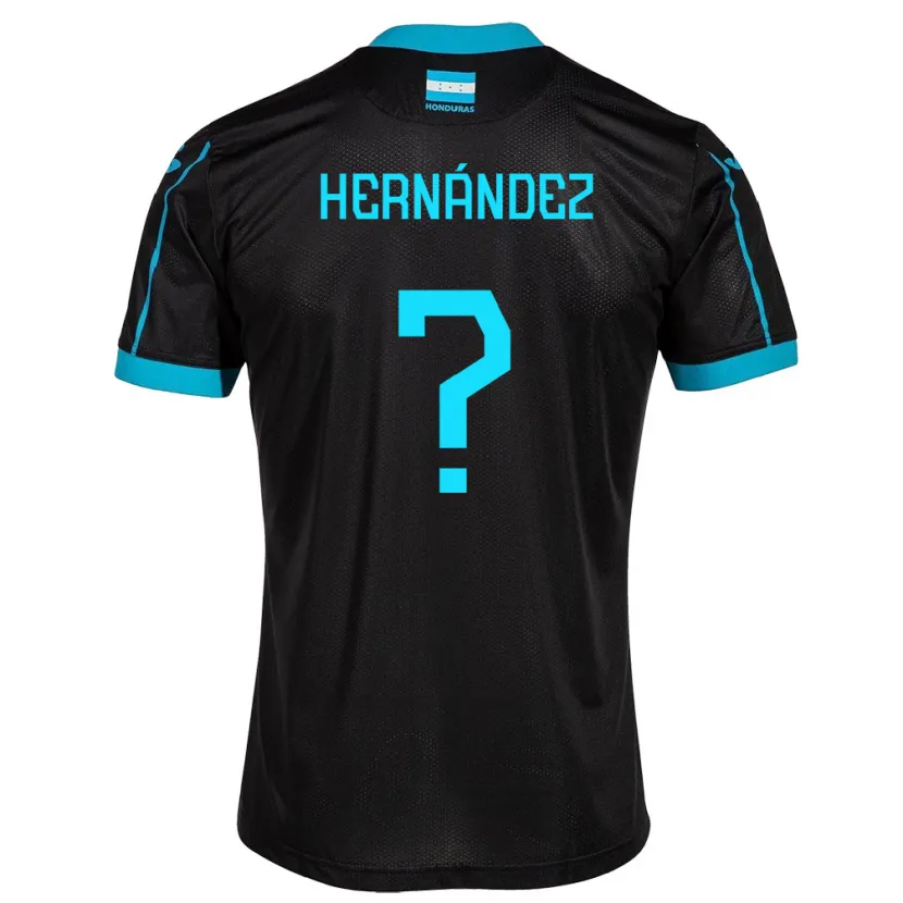 Danxen Damen Honduras Riccy Hernández #0 Schwarz Auswärtstrikot Trikot 24-26 T-Shirt