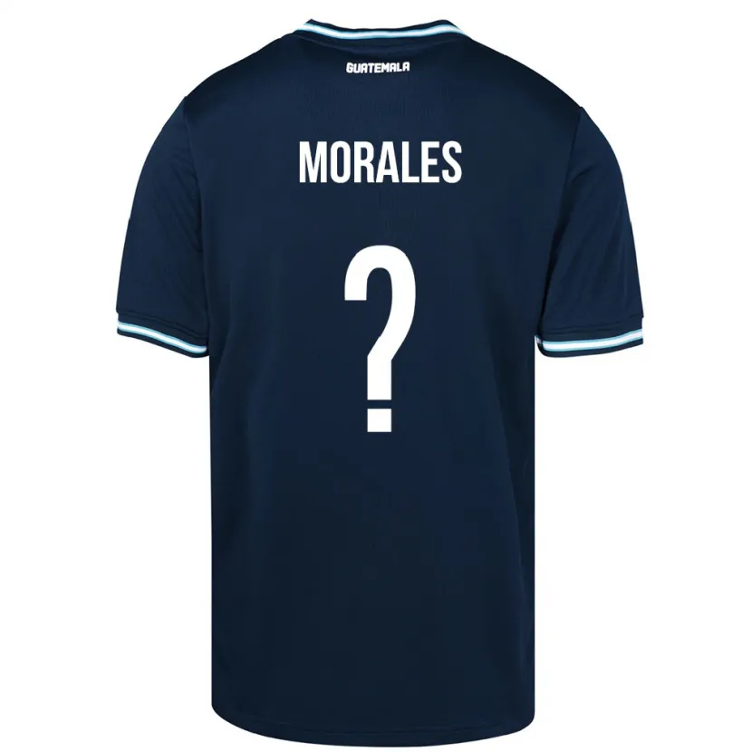 Danxen Damen Guatemala Karla Morales #0 Blau Auswärtstrikot Trikot 24-26 T-Shirt