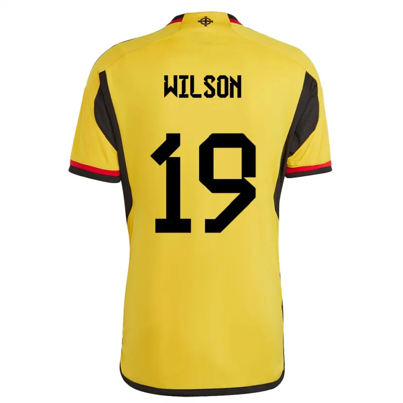 Danxen Damen Nordirland Emily Wilson #19 Weiß Auswärtstrikot Trikot 24-26 T-Shirt