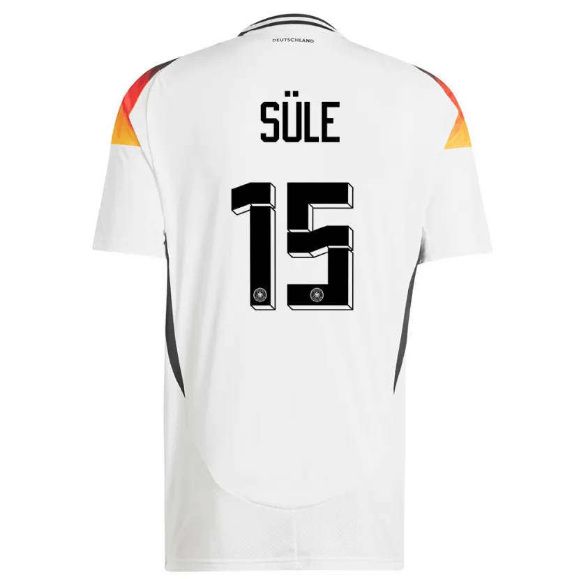 Danxen Kinder Deutschland Niklas Sule #15 Weiß Heimtrikot Trikot 24-26 T-Shirt