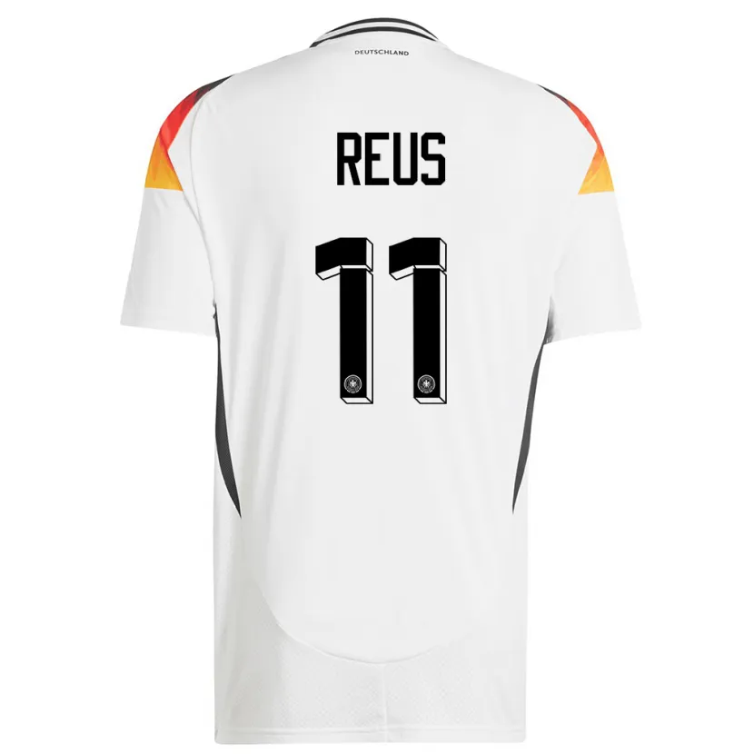 Danxen Kinder Deutschland Marco Reus #11 Weiß Heimtrikot Trikot 24-26 T-Shirt