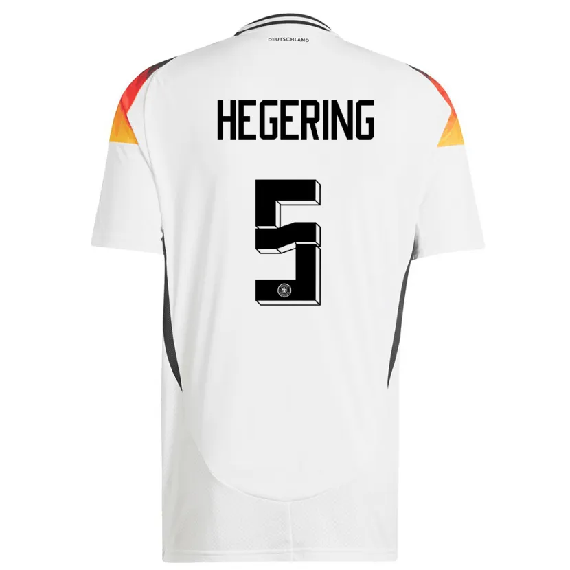 Danxen Kinder Deutschland Marina Hegering #5 Weiß Heimtrikot Trikot 24-26 T-Shirt