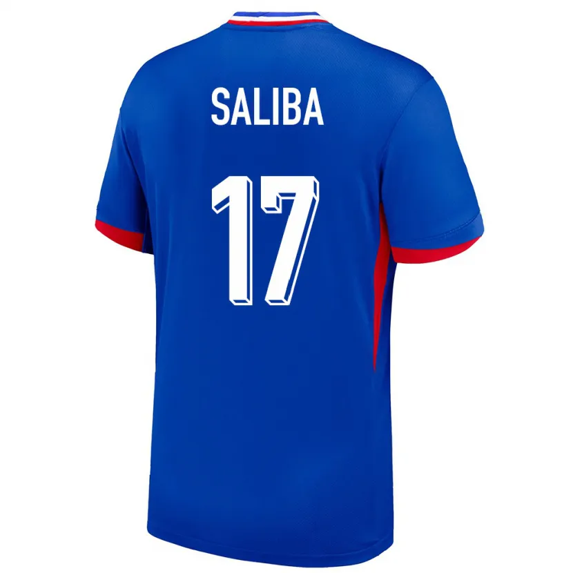 Danxen Kinder Frankreich William Saliba #17 Blau Heimtrikot Trikot 24-26 T-Shirt