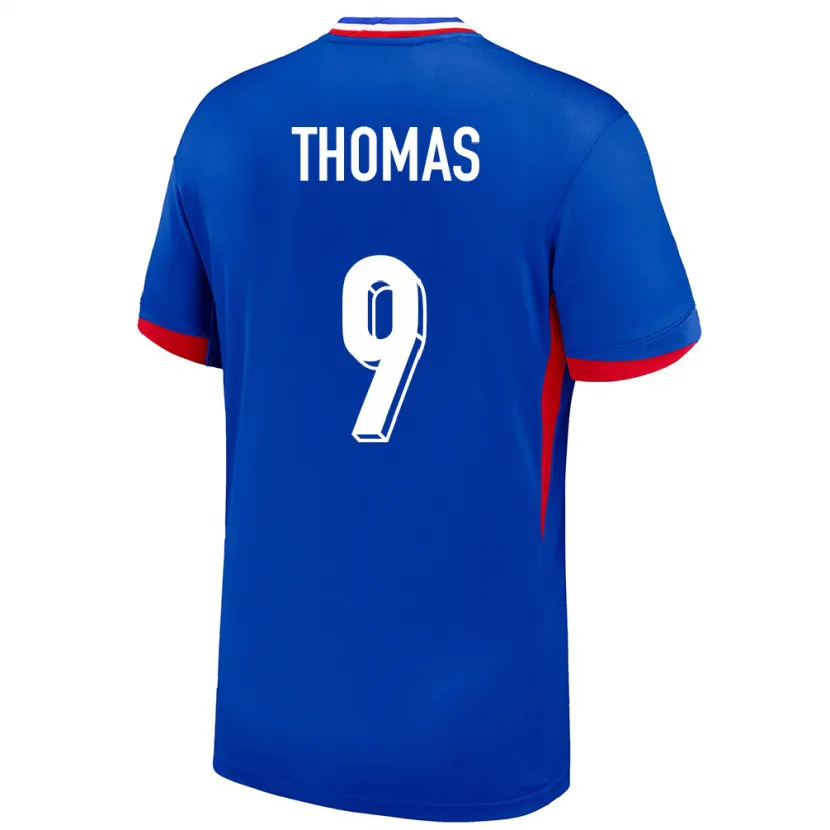 Danxen Kinder Frankreich Lindsey Thomas #9 Blau Heimtrikot Trikot 24-26 T-Shirt