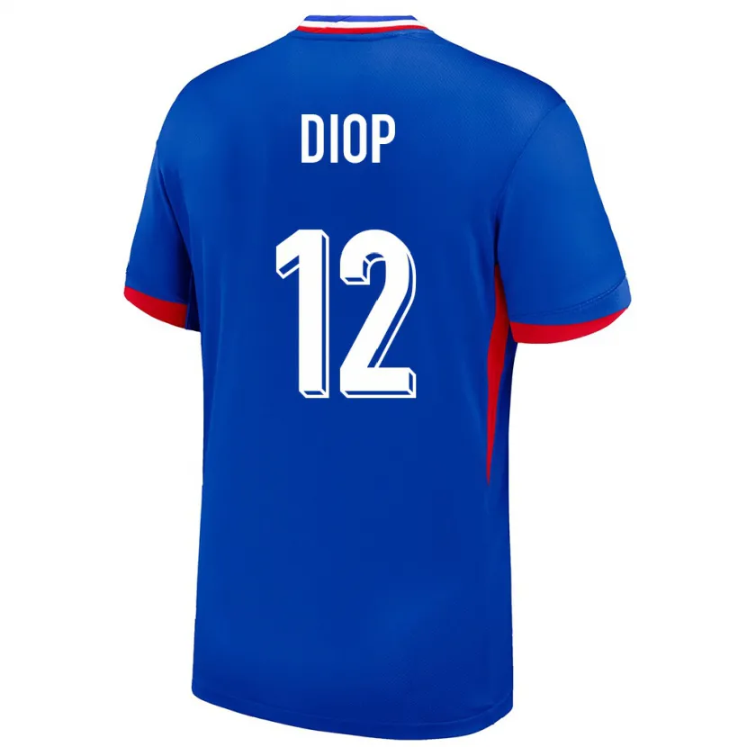 Danxen Kinder Frankreich Sofiane Diop #12 Blau Heimtrikot Trikot 24-26 T-Shirt