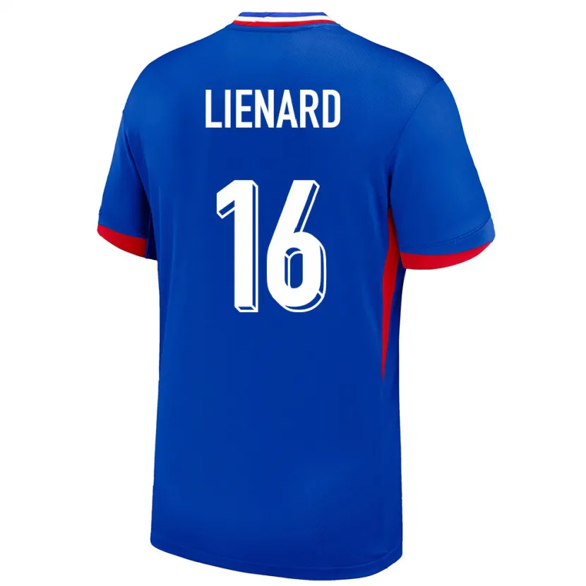 Danxen Kinder Frankreich Yann Lienard #16 Blau Heimtrikot Trikot 24-26 T-Shirt
