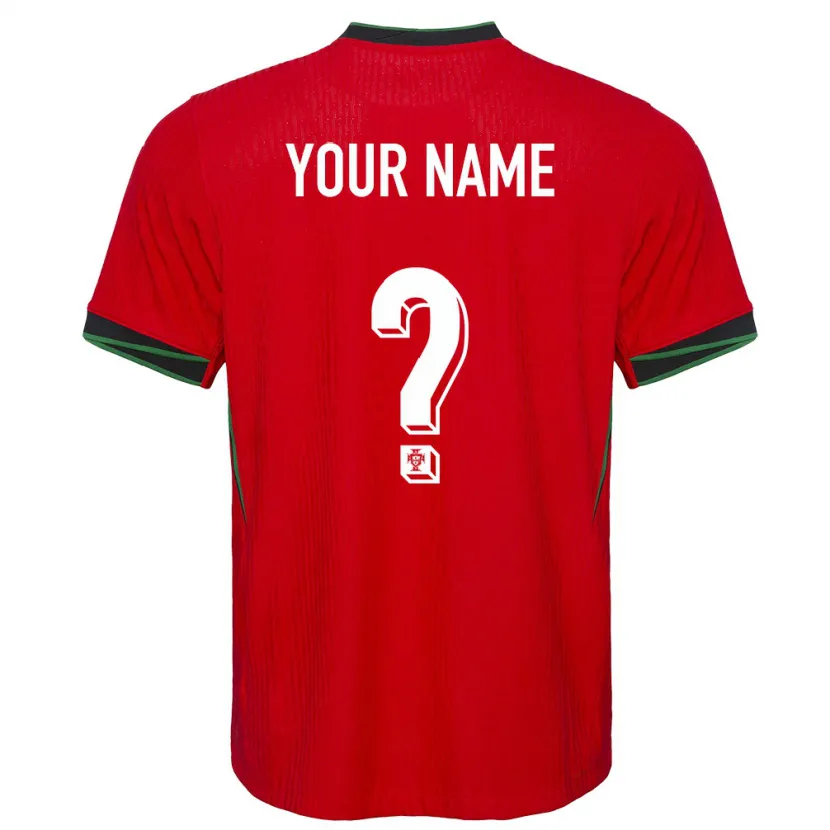 Danxen Kinder Portugal Ihren Namen #0 Rot Heimtrikot Trikot 24-26 T-Shirt