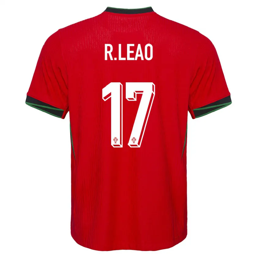 Danxen Kinder Portugal Rafael Leao #17 Rot Heimtrikot Trikot 24-26 T-Shirt