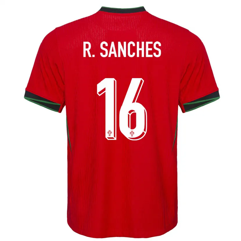 Danxen Kinder Portugal Renato Sanches #16 Rot Heimtrikot Trikot 24-26 T-Shirt