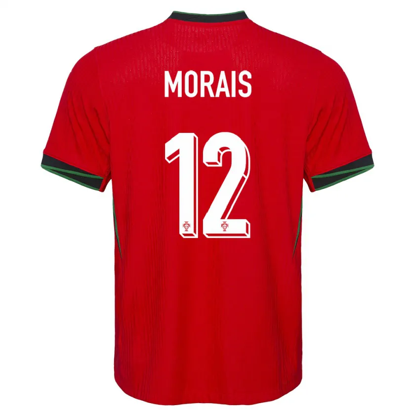 Danxen Kinder Portugal Patricia Morais #12 Rot Heimtrikot Trikot 24-26 T-Shirt