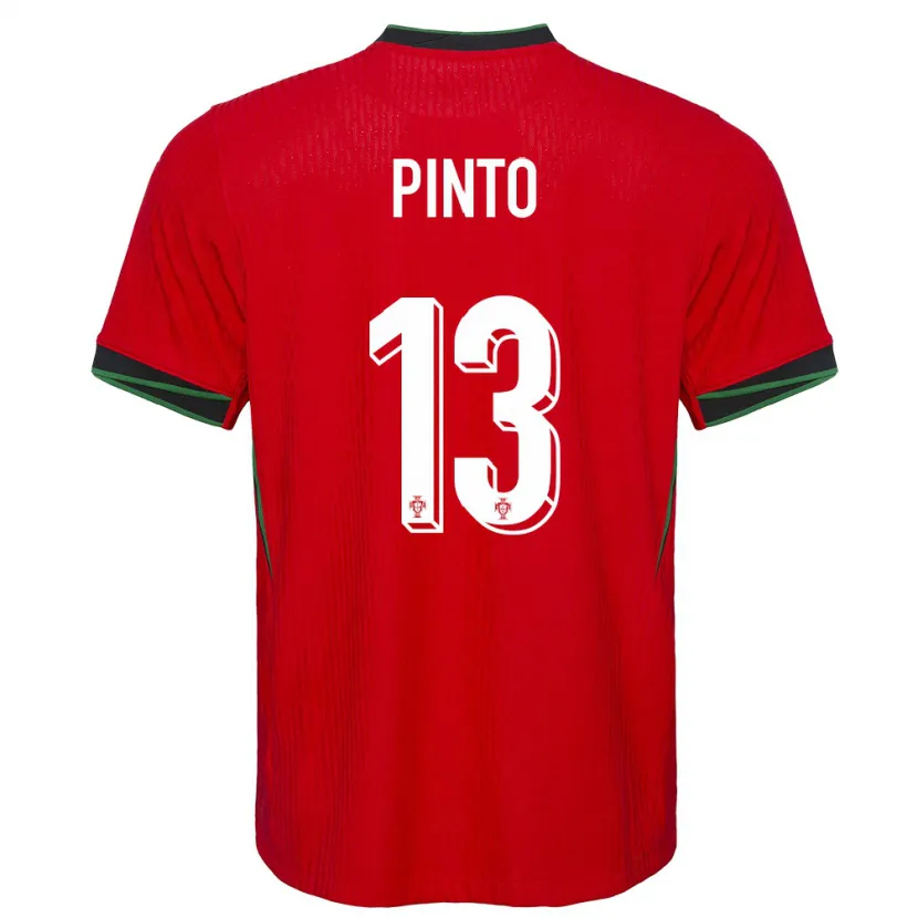 Danxen Kinder Portugal Fatima Pinto #13 Rot Heimtrikot Trikot 24-26 T-Shirt