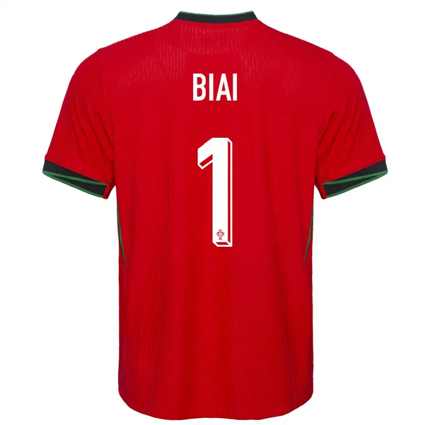 Danxen Kinder Portugal Celton Biai #1 Rot Heimtrikot Trikot 24-26 T-Shirt