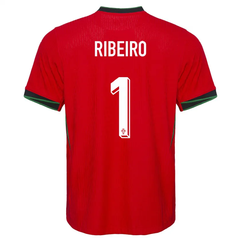 Danxen Kinder Portugal Goncalo Ribeiro #1 Rot Heimtrikot Trikot 24-26 T-Shirt
