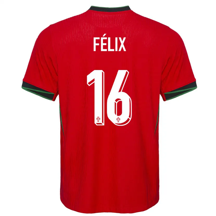 Danxen Kinder Portugal Hugo Felix #16 Rot Heimtrikot Trikot 24-26 T-Shirt