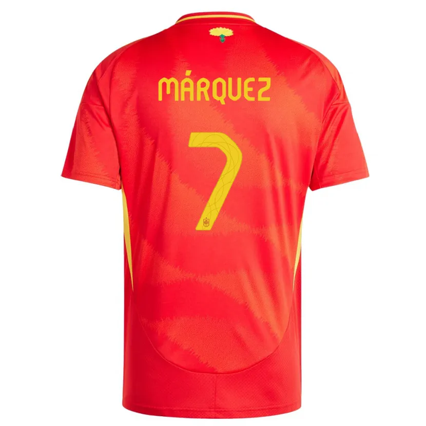 Danxen Kinder Spanien Rosa Marquez #7 Rot Heimtrikot Trikot 24-26 T-Shirt