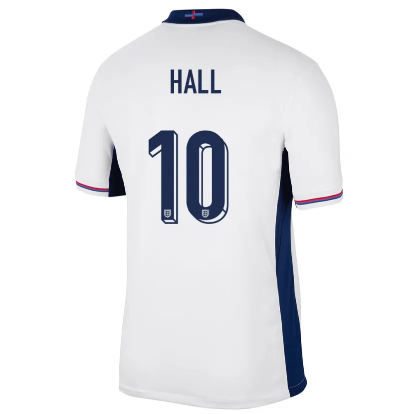 Danxen Kinder England George Hall #10 Weiß Heimtrikot Trikot 24-26 T-Shirt