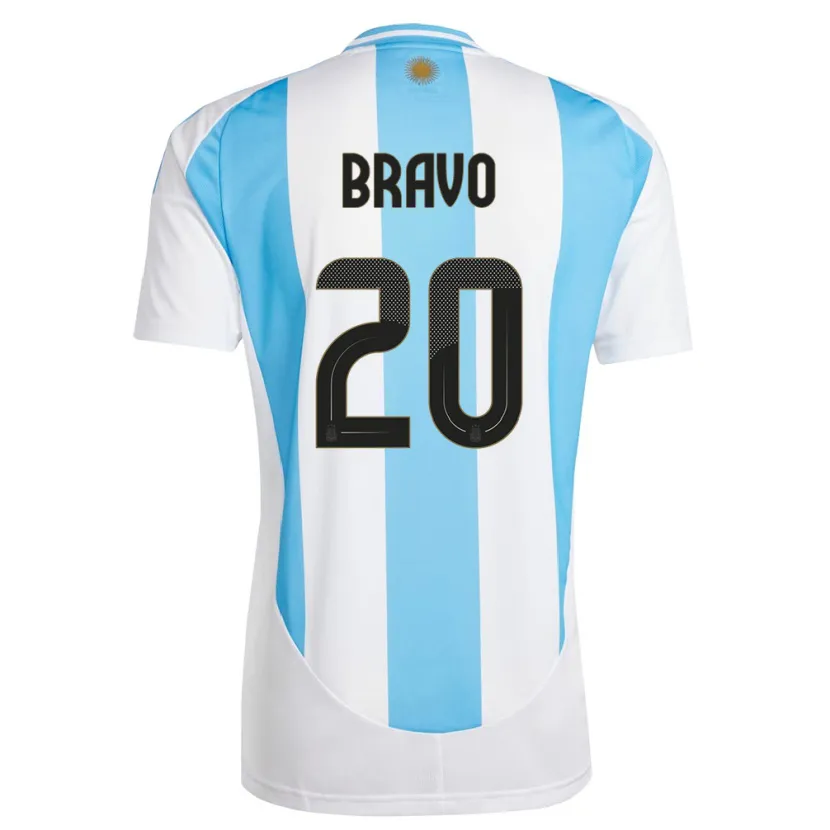 Danxen Kinder Argentinien Ruth Bravo #20 Weiß Blau Heimtrikot Trikot 24-26 T-Shirt