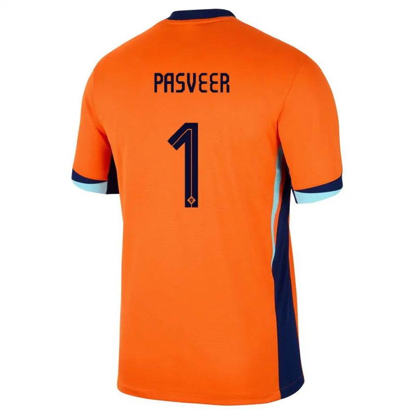 Danxen Kinder Niederlande Remko Pasveer #1 Orange Heimtrikot Trikot 24-26 T-Shirt