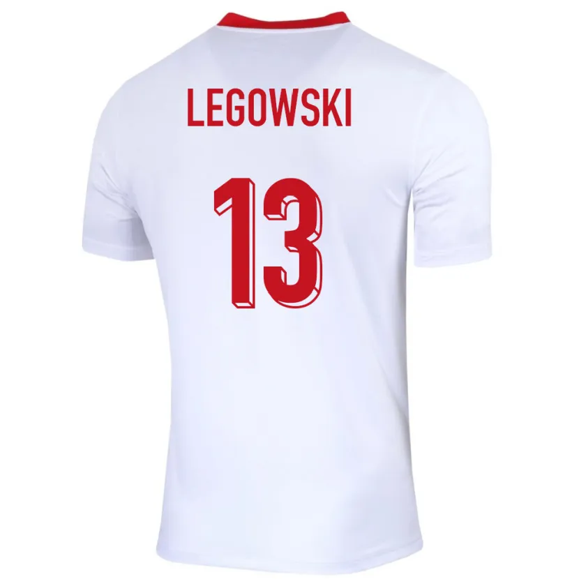 Danxen Kinder Polen Mateusz Legowski #13 Weiß Heimtrikot Trikot 24-26 T-Shirt
