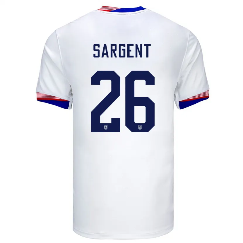 Danxen Kinder Vereinigte Staaten Josh Sargent #26 Weiß Heimtrikot Trikot 24-26 T-Shirt