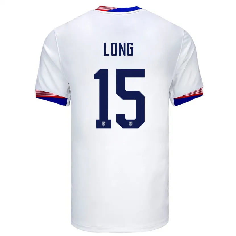 Danxen Kinder Vereinigte Staaten Aaron Long #15 Weiß Heimtrikot Trikot 24-26 T-Shirt