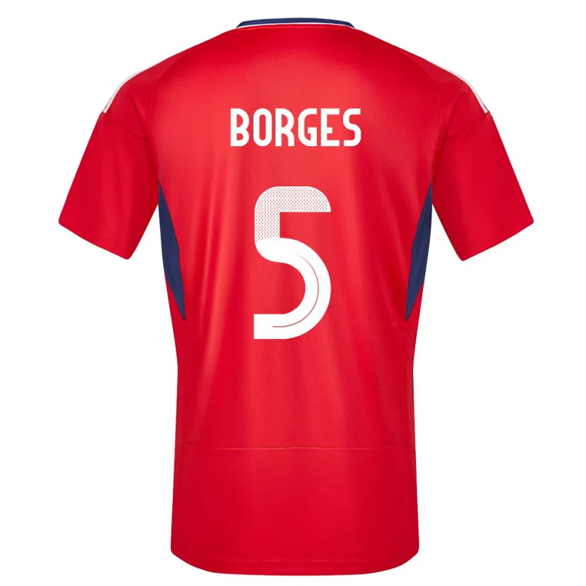 Danxen Kinder Costa Rica Celso Borges #5 Rot Heimtrikot Trikot 24-26 T-Shirt