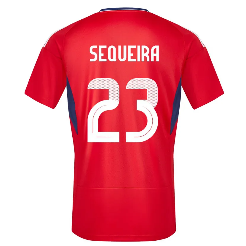 Danxen Kinder Costa Rica Patrick Sequeira #23 Rot Heimtrikot Trikot 24-26 T-Shirt