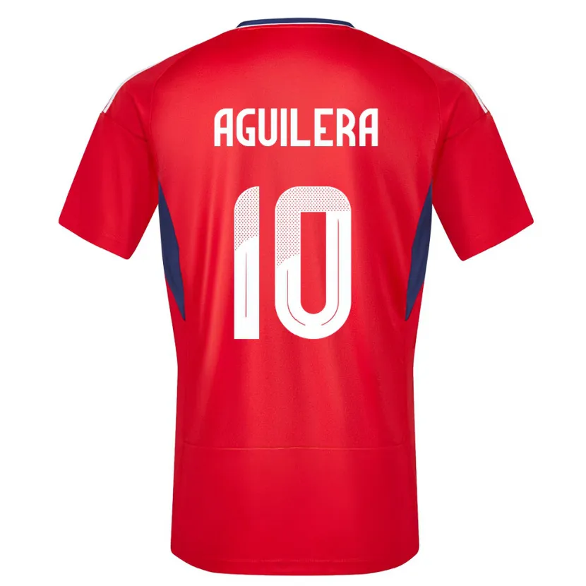 Danxen Kinder Costa Rica Brandon Aguilera #10 Rot Heimtrikot Trikot 24-26 T-Shirt