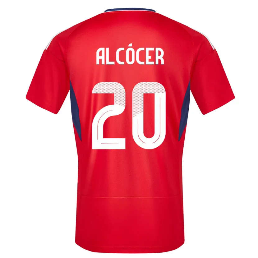 Danxen Kinder Costa Rica Josimar Alcocer #20 Rot Heimtrikot Trikot 24-26 T-Shirt
