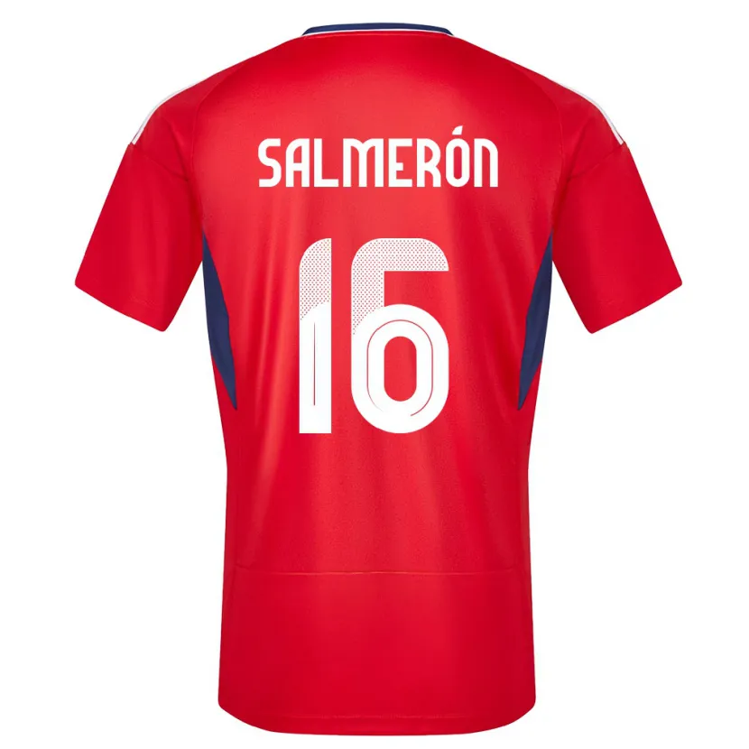 Danxen Kinder Costa Rica Andrey Salmeron #16 Rot Heimtrikot Trikot 24-26 T-Shirt