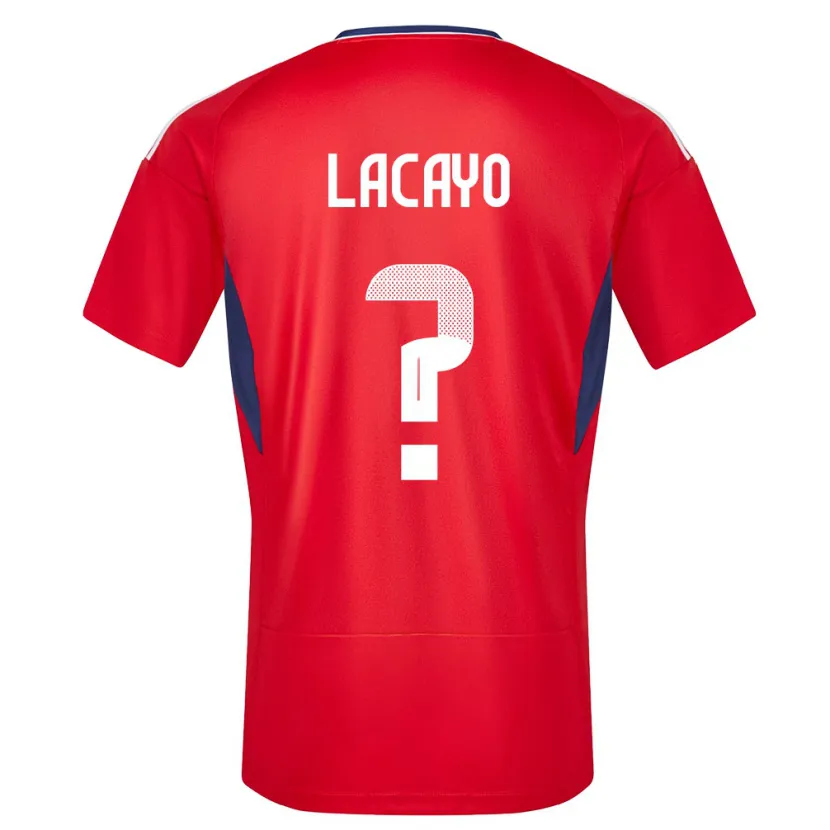 Danxen Kinder Costa Rica Marcelo Lacayo #0 Rot Heimtrikot Trikot 24-26 T-Shirt