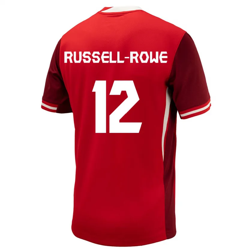 Danxen Kinder Kanada Jacen Russell-Rowe #12 Rot Heimtrikot Trikot 24-26 T-Shirt