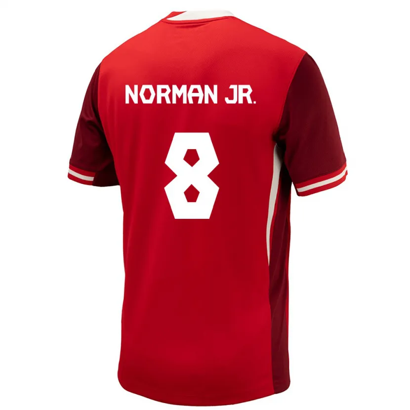 Danxen Kinder Kanada David Norman Jr. #8 Rot Heimtrikot Trikot 24-26 T-Shirt