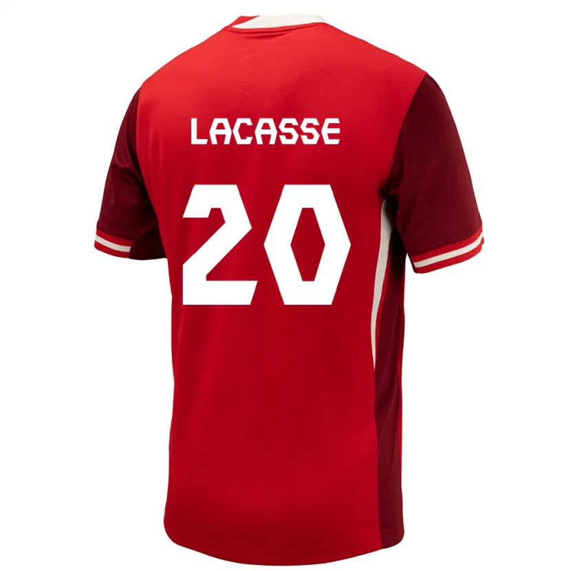 Danxen Kinder Kanada Cloé Lacasse #20 Rot Heimtrikot Trikot 24-26 T-Shirt