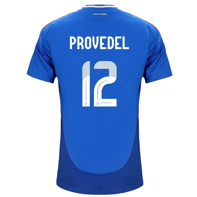 Danxen Kinder Italien Ivan Provedel #12 Blau Heimtrikot Trikot 24-26 T-Shirt