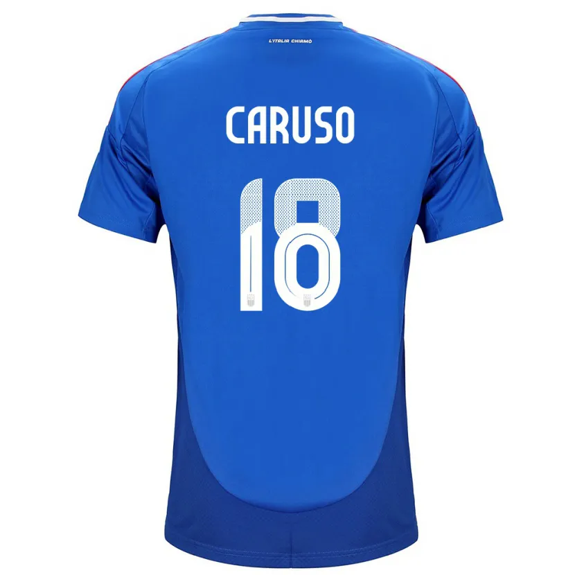 Danxen Kinder Italien Arianna Caruso #18 Blau Heimtrikot Trikot 24-26 T-Shirt