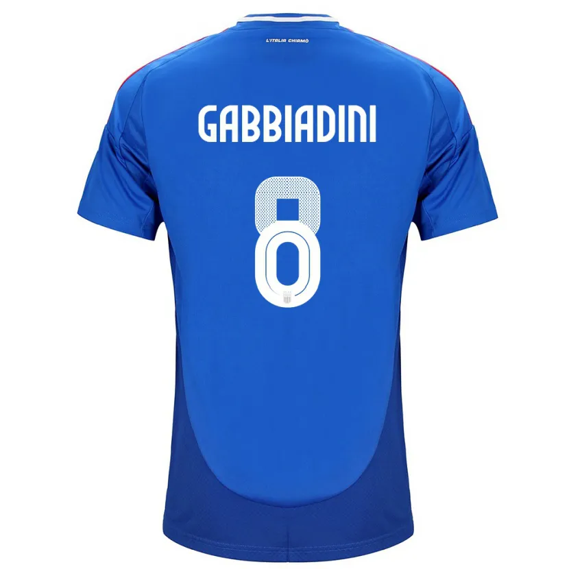 Danxen Kinder Italien Melania Gabbiadini #8 Blau Heimtrikot Trikot 24-26 T-Shirt