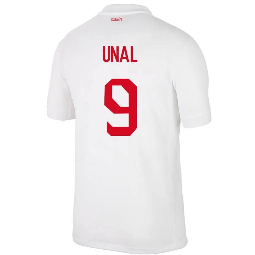 Danxen Kinder Türkei Enes Ünal #9 Weiß Heimtrikot Trikot 24-26 T-Shirt