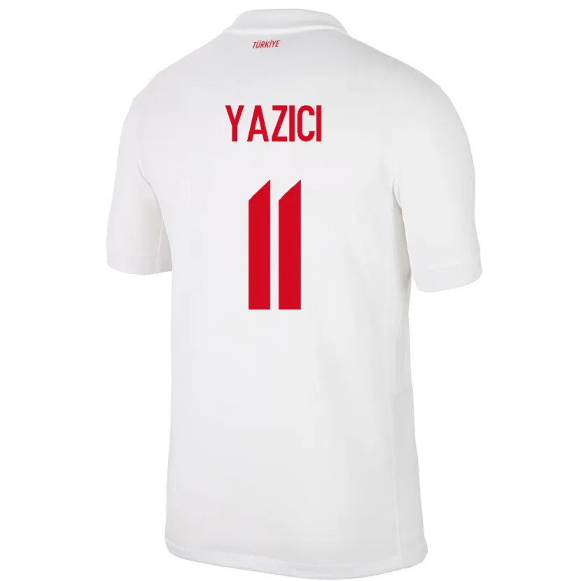 Danxen Kinder Türkei Yusuf Yazıcı #11 Weiß Heimtrikot Trikot 24-26 T-Shirt