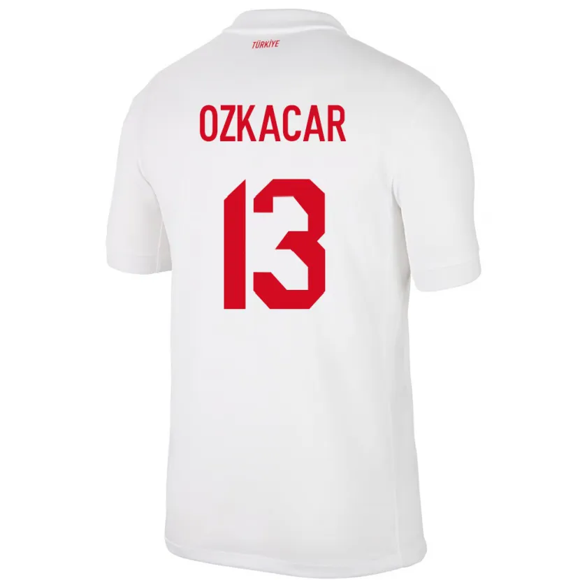 Danxen Kinder Türkei Cenk Özkacar #13 Weiß Heimtrikot Trikot 24-26 T-Shirt